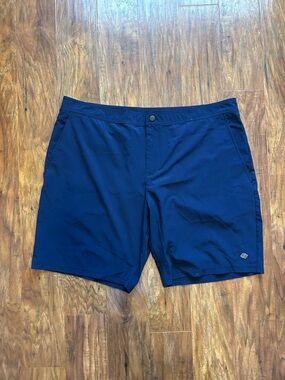 ZELOS Navy Flex Performance Shorts Activewear
